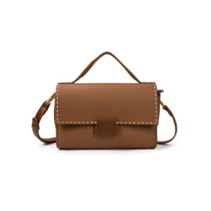 BOLSO DE MANO Y BANDOLERO COSTURAS DECORATIVAS