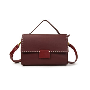 BOLSO DE MANO Y BANDOLERO COSTURAS DECORATIVAS