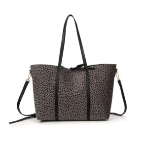 BOLSO DE MANO CON ESTAMPADO ANIMAL PRINT